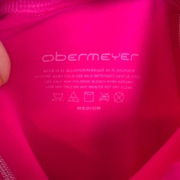 NWOT Obermeyer Juniors Pink Stellar Cropped Tight - Picture 5 of 9